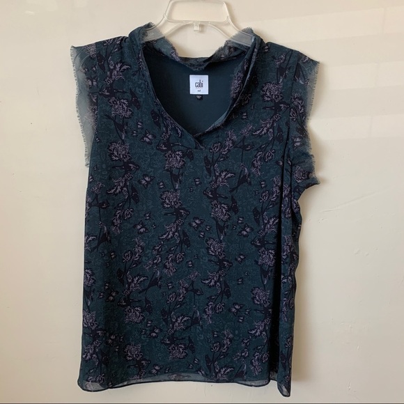 CAbi Evermore Floral Blouse #3065 size M - Picture 1 of 6